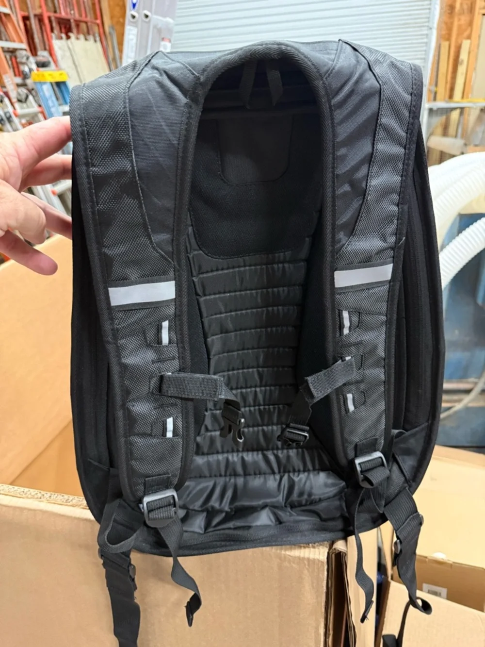 Men's Black Utility Backpack - Durable Everyday Carry